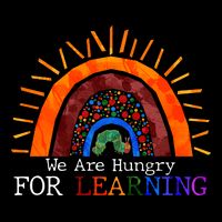 Cute We Are Hungry For Learning Back To School Button