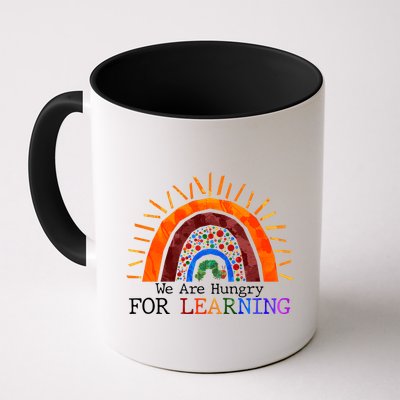 Cute We Are Hungry For Learning Back To School Mug