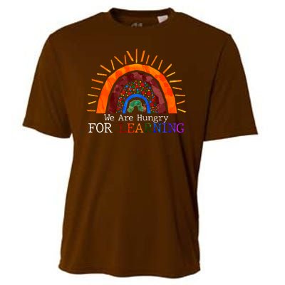 Cute We Are Hungry For Learning Back To School Cooling Performance Crew T-Shirt