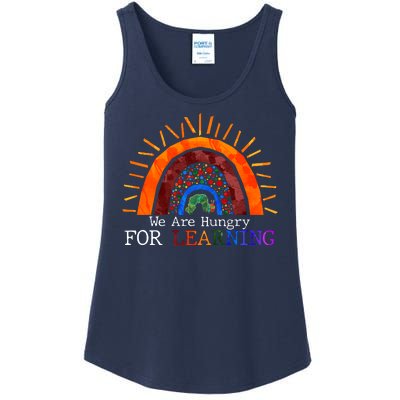 Cute We Are Hungry For Learning Back To School Ladies Essential Tank