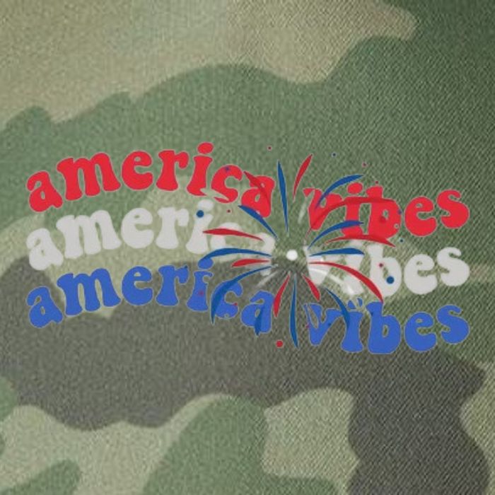 Cool Wavy America Vibes Fireworks Legacy Tie Dye Trucker Hat