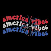 Cool Wavy America Vibes Fireworks Stripe Pom Pom Beanie