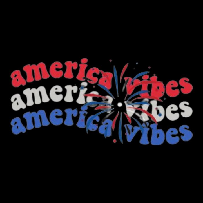 Cool Wavy America Vibes Fireworks Stripe Pom Pom Beanie