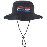 Cool Wavy America Vibes Fireworks Bucket Hat