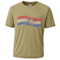 Cool Wavy America Vibes Fireworks Performance Shirt