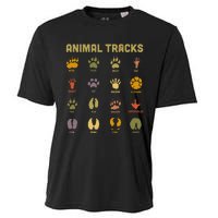 Children's Wild Animal Tracks Childrens Learning Design Cooling Performance Crew T-Shirt