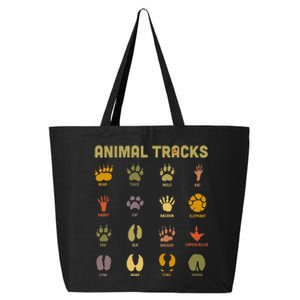 Children's Wild Animal Tracks Childrens Learning Design 25L Jumbo Tote