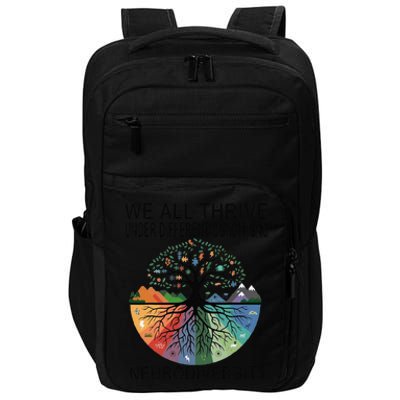 Cute We All Thrive Under Different Conditions Neurodiversity Impact Tech Backpack