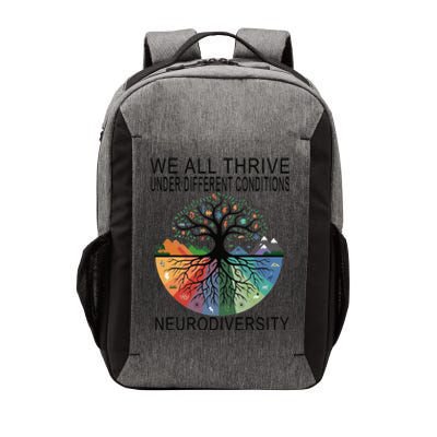 Cute We All Thrive Under Different Conditions Neurodiversity Vector Backpack