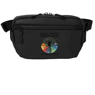 Cute We All Thrive Under Different Conditions Neurodiversity Crossbody Pack