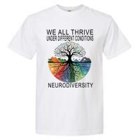 Cute We All Thrive Under Different Conditions Neurodiversity Garment-Dyed Heavyweight T-Shirt