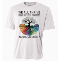 Cute We All Thrive Under Different Conditions Neurodiversity Cooling Performance Crew T-Shirt