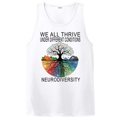 Cute We All Thrive Under Different Conditions Neurodiversity PosiCharge Competitor Tank