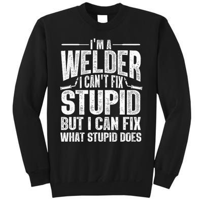 Cool Welding Art For Men Women Welder Iron Worker Pipeliner Sweatshirt