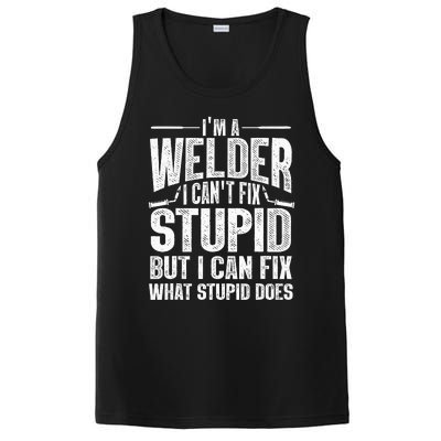 Cool Welding Art For Men Women Welder Iron Worker Pipeliner PosiCharge Competitor Tank