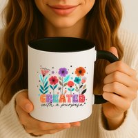 Created With A Purpose Jesus Christian Flower Wildflower Mug