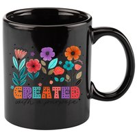 Created With A Purpose Jesus Christian Flower Wildflower 11oz C Handle Ceramic Mug