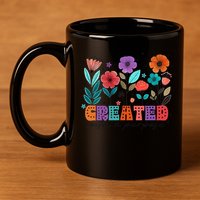 Created With A Purpose Jesus Christian Flower Wildflower 11oz C Handle Ceramic Mug