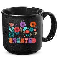 Created With A Purpose Jesus Christian Flower Wildflower 15oz Campfire Ceramic Mug