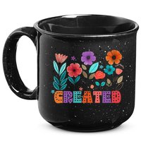 Created With A Purpose Jesus Christian Flower Wildflower 15oz Campfire Ceramic Mug