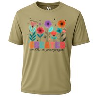 Created With A Purpose Jesus Christian Flower Wildflower Performance Shirt