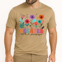 Created With A Purpose Jesus Christian Flower Wildflower Performance Shirt
