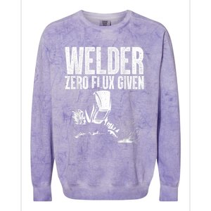 Cool Welder Art For Men Women MIG/TIG Welding Metal Lover Colorblast Crewneck Sweatshirt