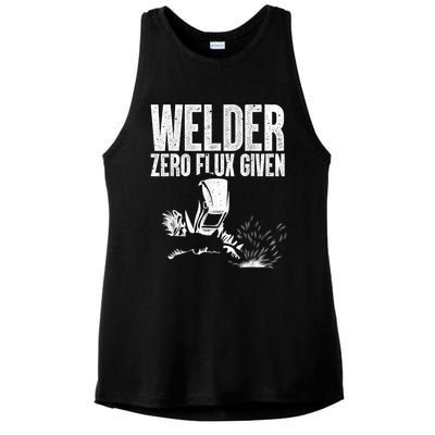 Cool Welder Art For Men Women MIG/TIG Welding Metal Lover Ladies PosiCharge Tri-Blend Wicking Tank