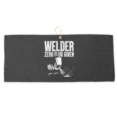 Cool Welder Art For Men Women MIG/TIG Welding Metal Lover Large Microfiber Waffle Golf Towel