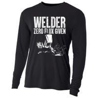 Cool Welder Art For Men Women MIG/TIG Welding Metal Lover Cooling Performance Long Sleeve Crew