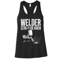 Cool Welder Art For Men Women MIG/TIG Welding Metal Lover Women's Racerback Tank