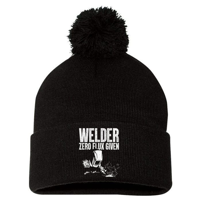 Cool Welder Art For Men Women MIG/TIG Welding Metal Lover Pom Pom 12in Knit Beanie