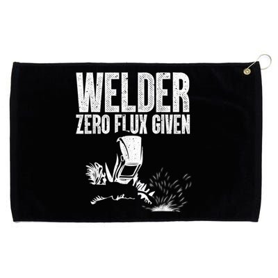 Cool Welder Art For Men Women MIG/TIG Welding Metal Lover Grommeted Golf Towel