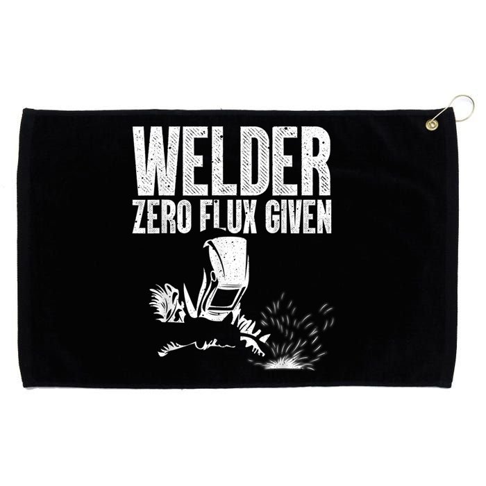 Cool Welder Art For Men Women MIG/TIG Welding Metal Lover Grommeted Golf Towel