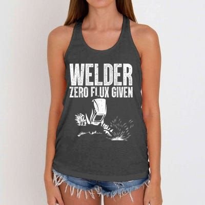 Cool Welder Art For Men Women MIG/TIG Welding Metal Lover Women's Knotted Racerback Tank