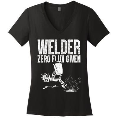 Cool Welder Art For Men Women MIG/TIG Welding Metal Lover Women's V-Neck T-Shirt