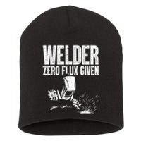 Cool Welder Art For Men Women MIG/TIG Welding Metal Lover Short Acrylic Beanie