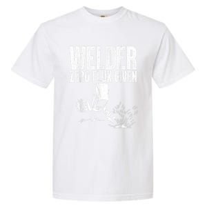 Cool Welder Art For Men Women MIG/TIG Welding Metal Lover Garment-Dyed Heavyweight T-Shirt