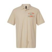 Created With A Purpose Jesus Faith Quote Colorful Softstyle Adult Sport Polo