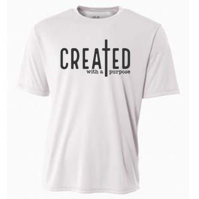 Created With A Purpose Christian Cooling Performance Crew T-Shirt