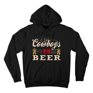 Cowboys Western And Beer Cowboy Lovers Hoodie