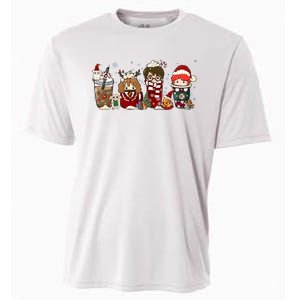 Christmas Wizard Book Lover Xmas Wizard Witch Cooling Performance Crew T-Shirt