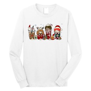 Christmas Wizard Book Lover Xmas Wizard Witch Long Sleeve Shirt