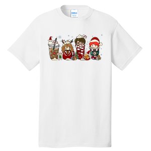 Christmas Wizard Book Lover Xmas Wizard Witch Tall T-Shirt