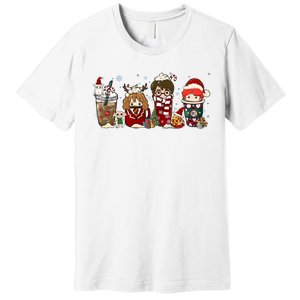 Christmas Wizard Book Lover Xmas Wizard Witch Premium T-Shirt