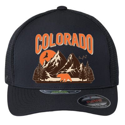 Colorado Wilderness Bear Mountains Flexfit Unipanel Trucker Cap
