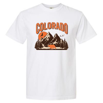 Colorado Wilderness Bear Mountains Garment-Dyed Heavyweight T-Shirt