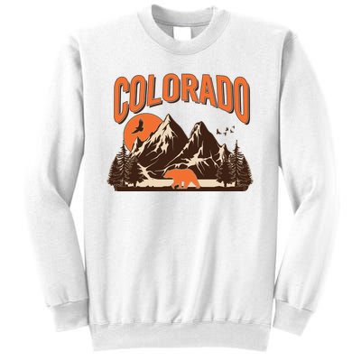 Colorado Wilderness Bear Mountains Sweatshirt