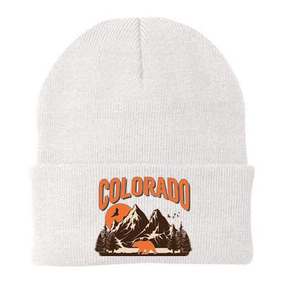 Colorado Wilderness Bear Mountains Knit Cap Winter Beanie