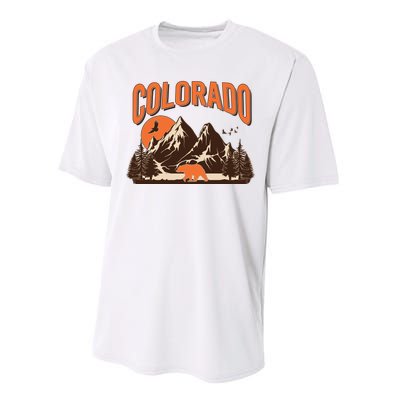 Colorado Wilderness Bear Mountains Performance Sprint T-Shirt